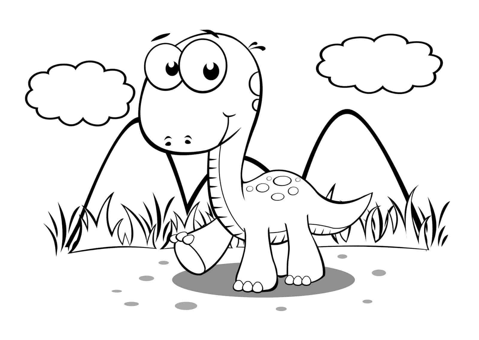 desenho-dinossauro-para-colorir-2 - Blog Ana Giovanna